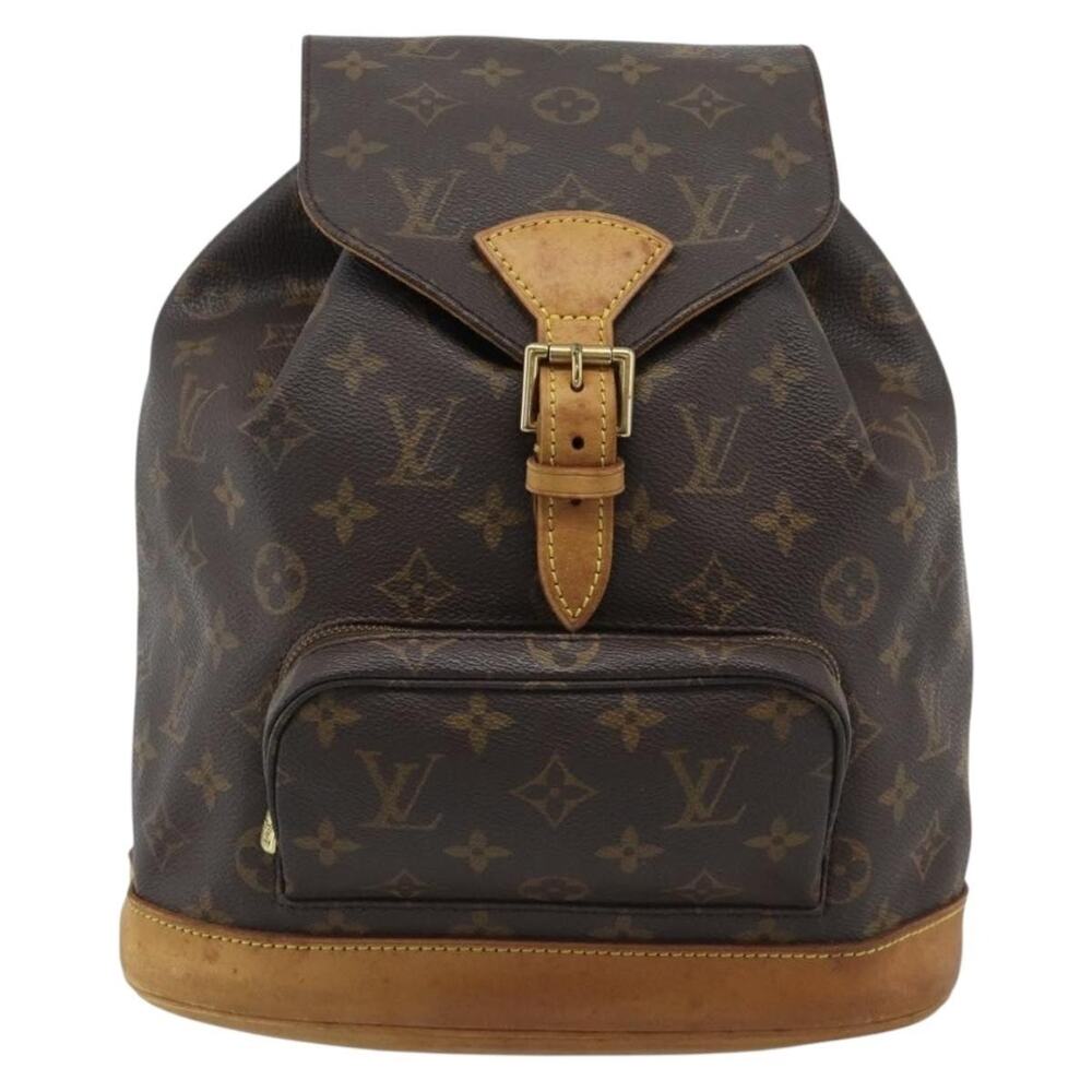 Louis Vuitton Monogram Montsouris MM Backpack Brown